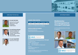 Medizinisches Versorgungszentrum Chirurgie/Proktologie