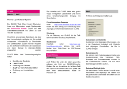 Gefahrstoffkataster CLAKS Flyer