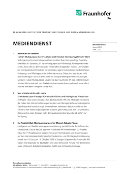 medIendIenst - Fraunhofer IPA - Fraunhofer
