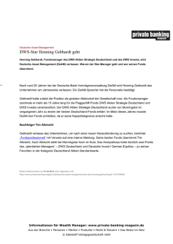 DWS-Star Henning Gebhardt geht