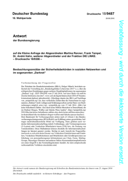 Drucksache 18/9487 - Bundestag DIP