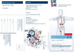 Flyer - Deutsche Gesellschaft für Endokrinologie
