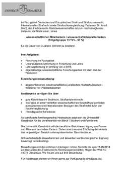 Im Fachgebiet Deutsches und Europ&auml;isches Straf