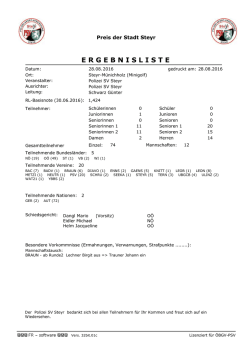 Preis der Stadt Steyr