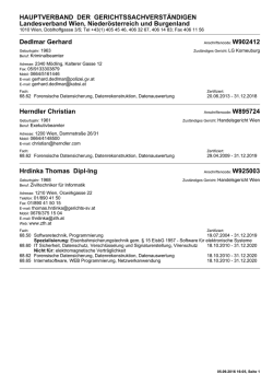 Druckansicht - Hauptverband