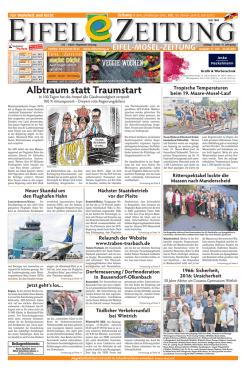 Albtraum statt Traumstart - Eifel