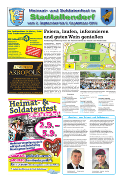Heimat- und Soldatenfest 2016
