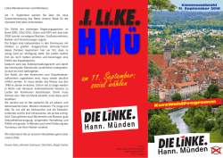 WahlProgramm Hann. M&uuml;nden