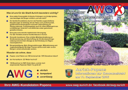 AWG Flyer 2016 Ortsrat Popens