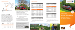 Hier geht&acute;s zum aktuellen Flyer mit FAHRPLAN