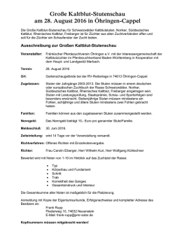 Gro&szlig;e Kaltblutschau - Pferdezuchtvereine in Baden