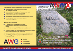 AWG Flyer 2016 Ortsrat Walle