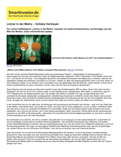 PDF speichern - Smart Investor