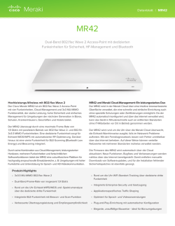 Dual-Band 802.11ac Wave 2 Access-Point mit - Meraki