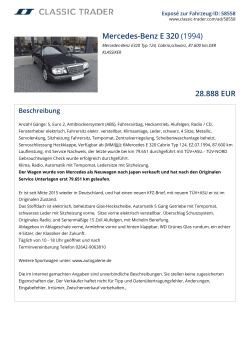 Mercedes-Benz E 320 (1994) 28.888 EUR