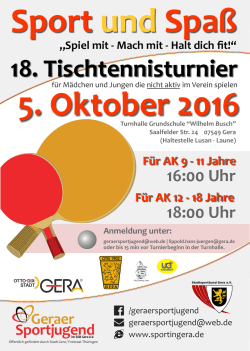Information - Stadtsportbund Gera e.V.