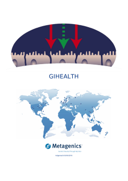 gihealth - Metagenics Europe