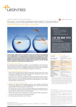 double coupon barrier reverse convertible verdoppeln sie
