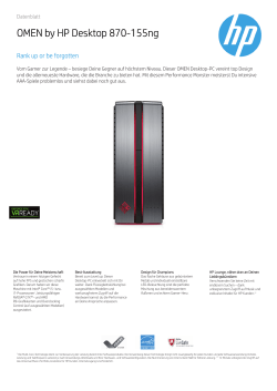 PC Consumer EMEA Desktop features 3C16