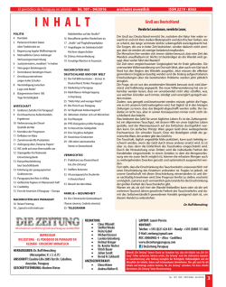 inhalt - Die Zeitung