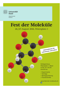 Fest der Moleküle - Universität Basel
