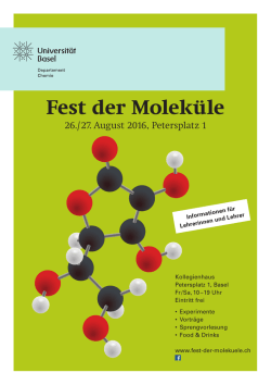 Fest der Molek&uuml;le - Universit&auml;t Basel
