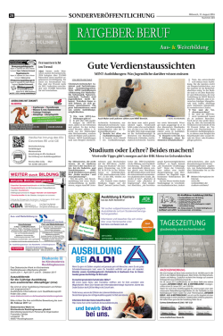 Gute Verdienstaussichten