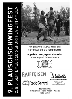 Festf&uuml;hrer - Jugendclub Amden
