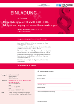 Informationsfaltblatt zum
