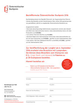 diesem Formular - Hauptverband des &Ouml;sterreichischen Buchhandels