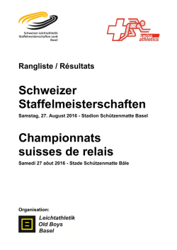 Rangliste - Old Boys Basel