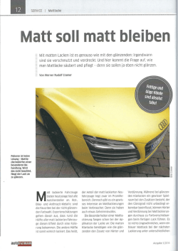 autofachmann 08/2016 - Werner Rudolf Cramer