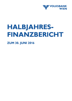 halbjahres- finanzbericht
