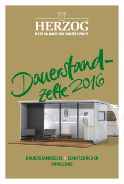 HERZOG Dauerstandzelte