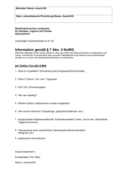 Information gem&auml;&szlig; &sect; 7 Abs. 4 NuWG