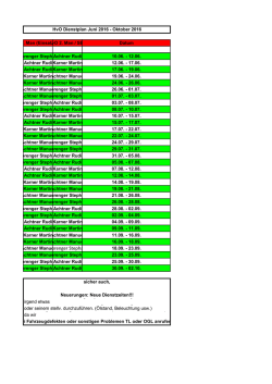 HvO-Dienstplan