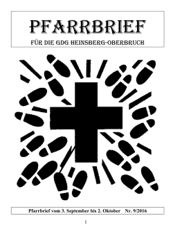 Pfarrbrief - GdG Heinsberg