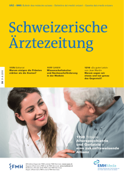Schweizerische Ärztezeitung 35/2016