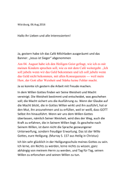 Jesus ist Sieger - Cafe Milchladen &ndash; Zellerau, W&uuml;rzburg
