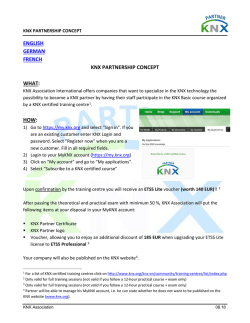 english german french knx partnership concept what