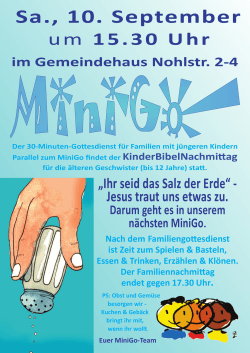 Plakat A3 - Christuskirche Oberhausen