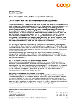 Jeder Vierte hat eine Lebensmittelunvertr&auml;glichkeit