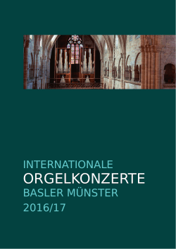 PDF Programmheft - Orgelkonzerte im Basler Münster