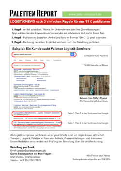 Lin - Paletten Report