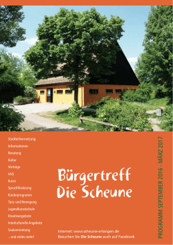 programm september 2016 - märz 2017