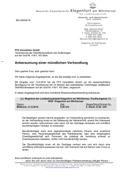 FFS Immobilien GmbH.