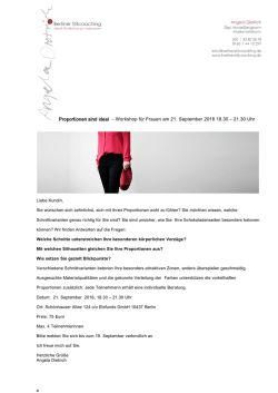 Ideale Schnittvarianten betonen Ihre Attraktivität