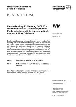 290816-4 Einladung Übergabe ZWB für Schloss Griebenow