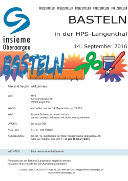 basteln - HPS Oberaargau Home