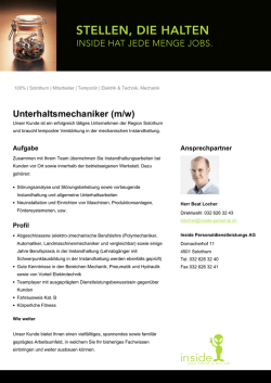 Inserat als PDF - Inside Personal
